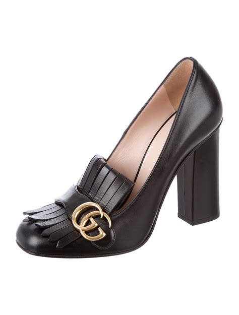 gucci marmont pumps replica|gucci kitten heel pumps.